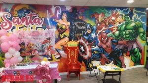 Graffiti Hulk Superman Spiderman Ironman Batman Mujer Maravilla Wonder 300x100000